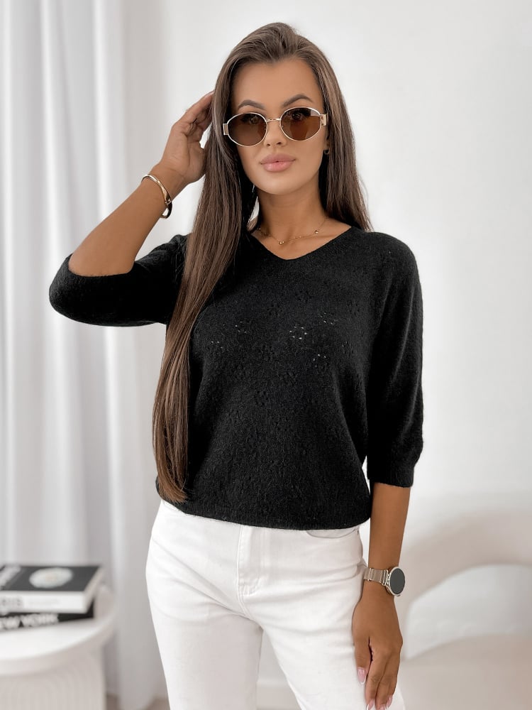 SWETER BASAVI CZARNY