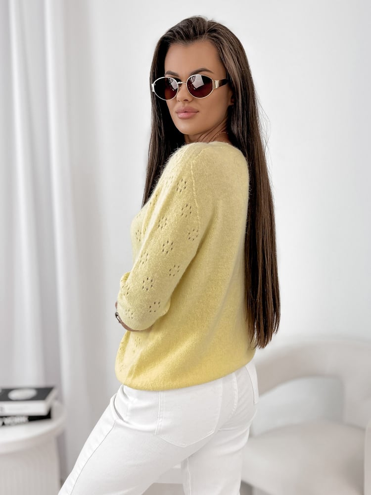 SWETER BASAVI ŻÓŁTY