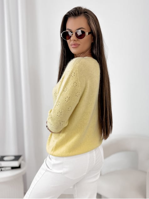 SWETER BASAVI ŻÓŁTY