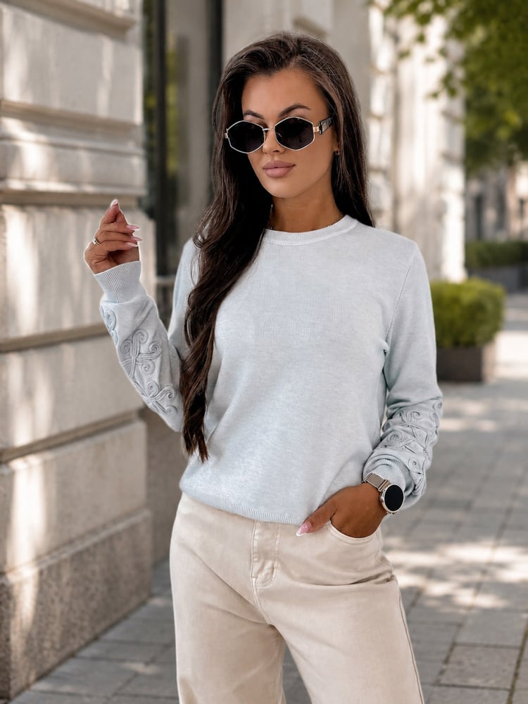 SWETER CAMBER SZARY