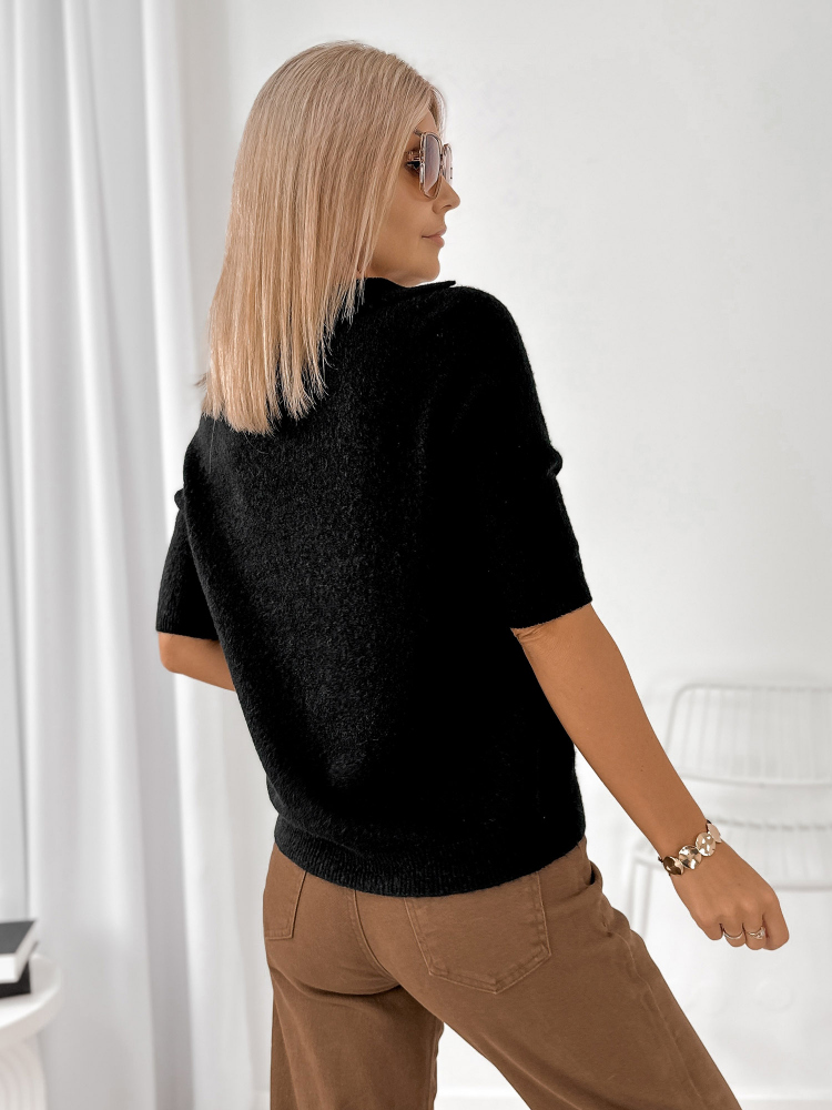 SWETER CONEL CZARNY