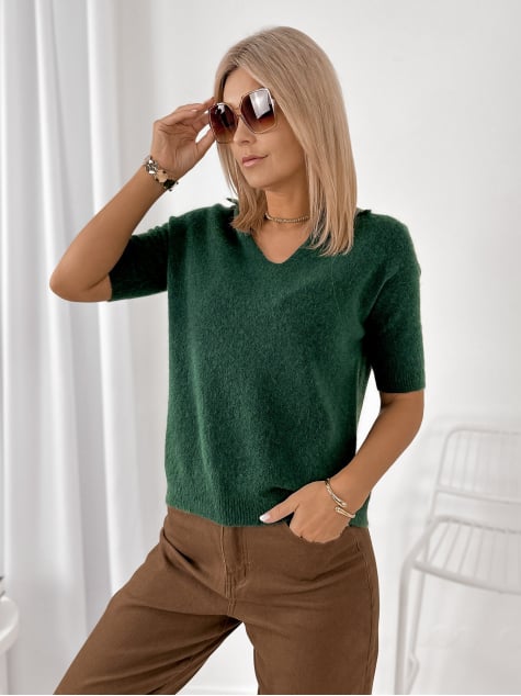 SWETER CONEL ZIELONY