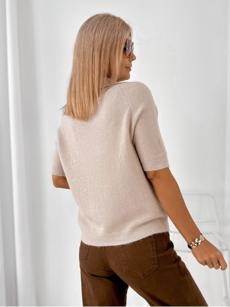 SWETER CONEL BEŻOWY