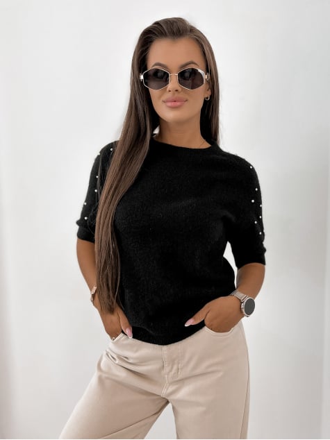 SWETER ETERO CZARNY