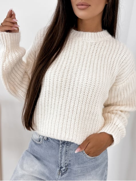 SWETER LIATHE ECRU