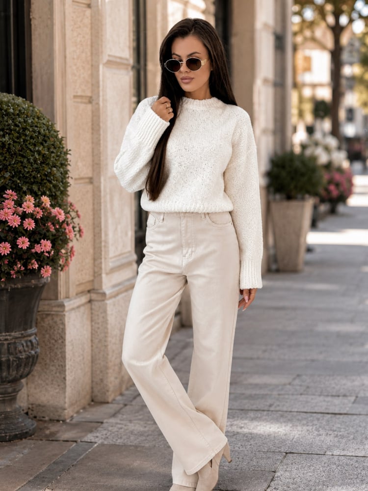 SWETER SEYONE ECRU