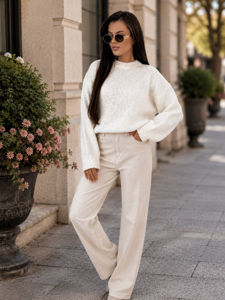 SWETER SEYONE ECRU