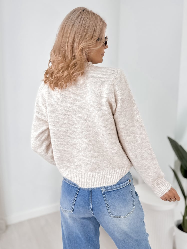 SWETER VISERIN BEŻOWY