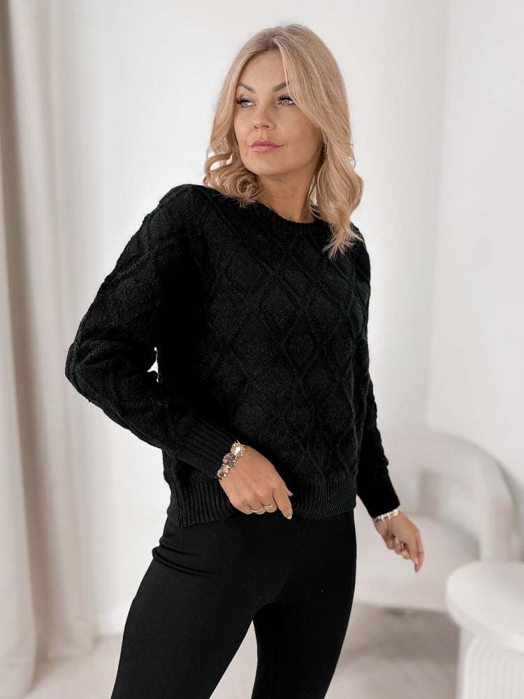 SWETER CULLYN CZARNY