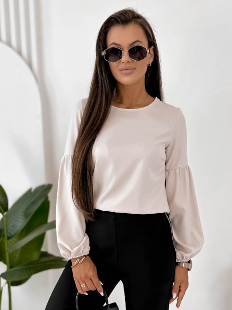 BLUZKA THERSA BEŻOWA