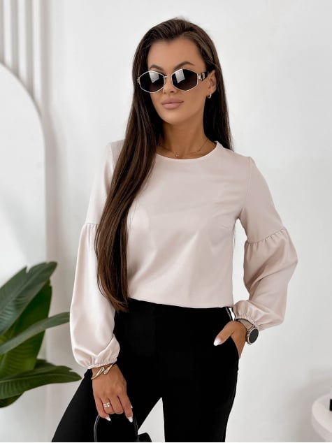 BLUZKA THERSA BEŻOWA