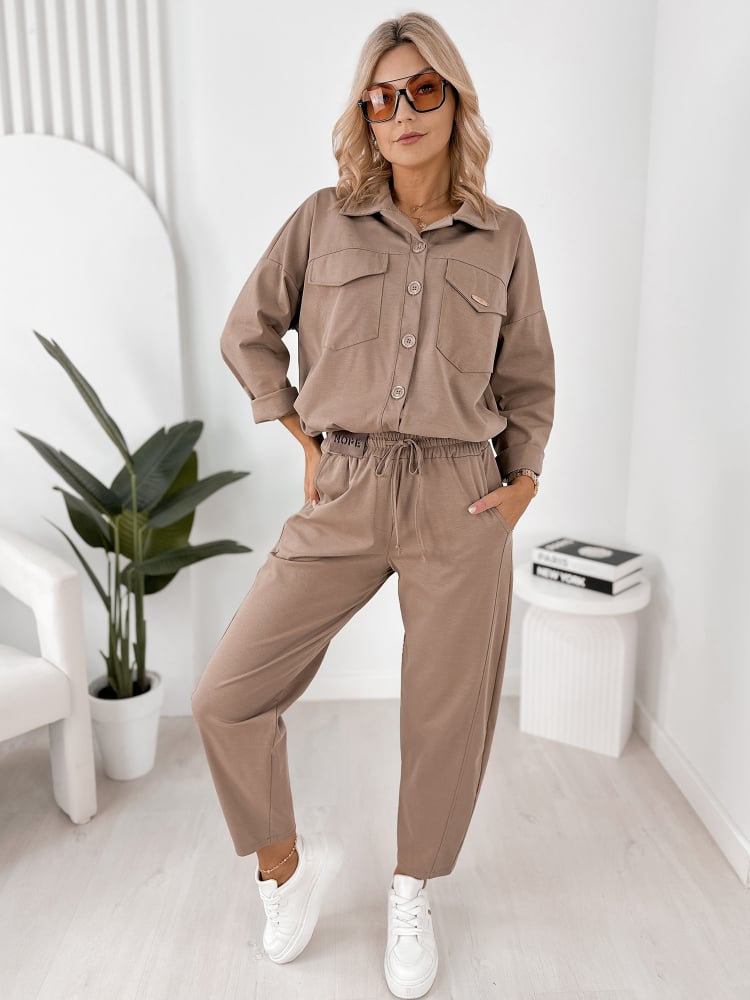 BLUZA LAROCE BEŻOWA
