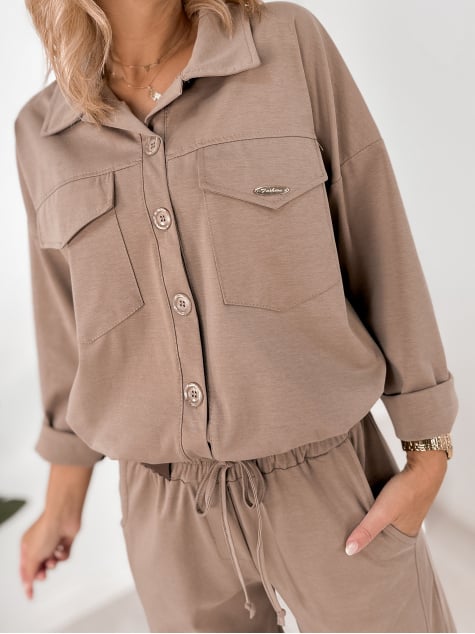 BLUZA LAROCE BEŻOWA