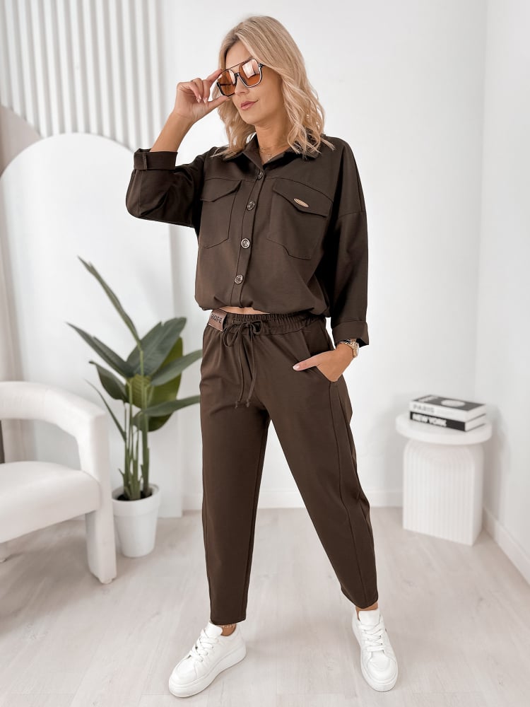 BLUZA LAROCE BRĄZOWA