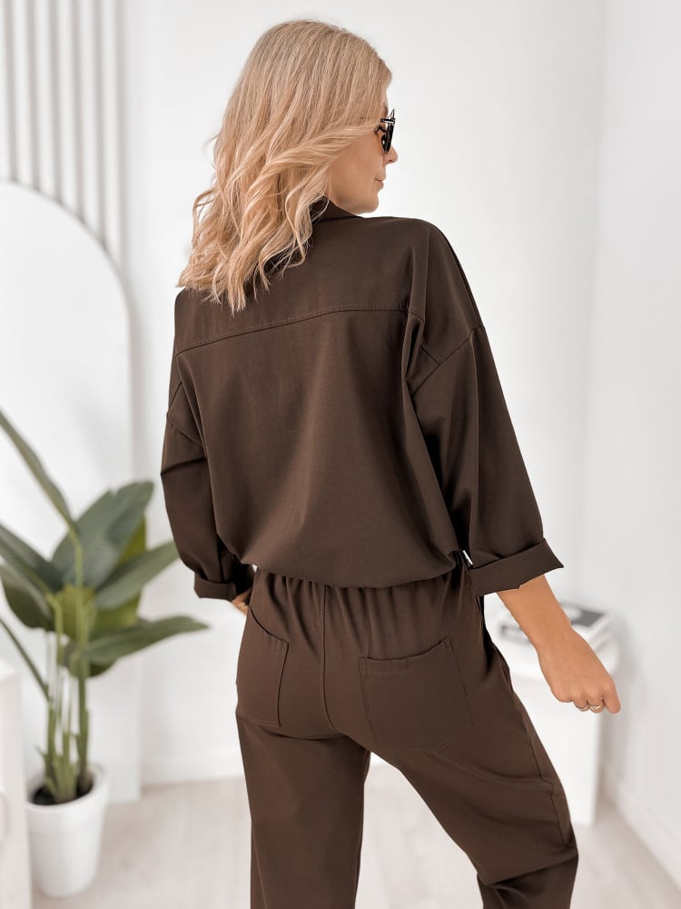 BLUZA LAROCE BRĄZOWA