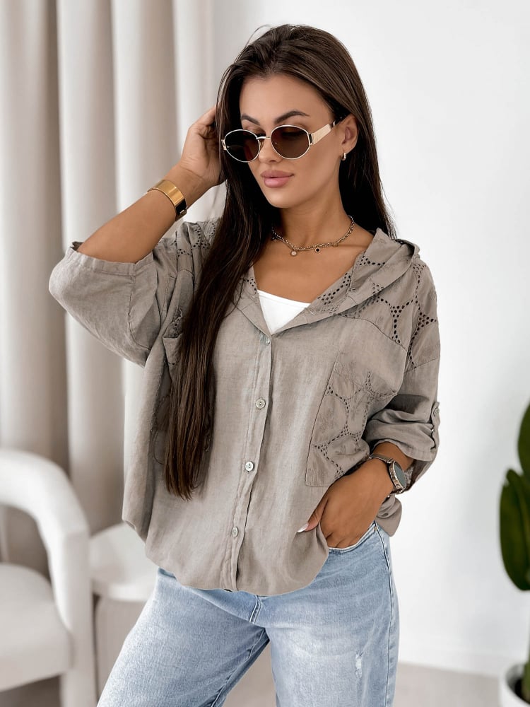 BLUZA ASTAR CIEMNOBEŻOWA