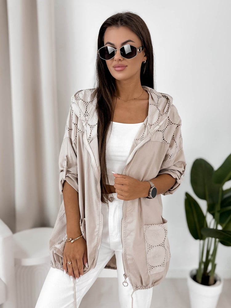 BLUZA JEMILA BEŻOWA