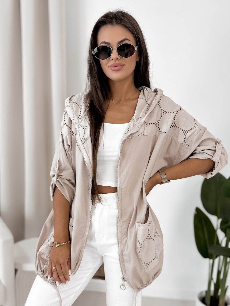 BLUZA JEMILA BEŻOWA