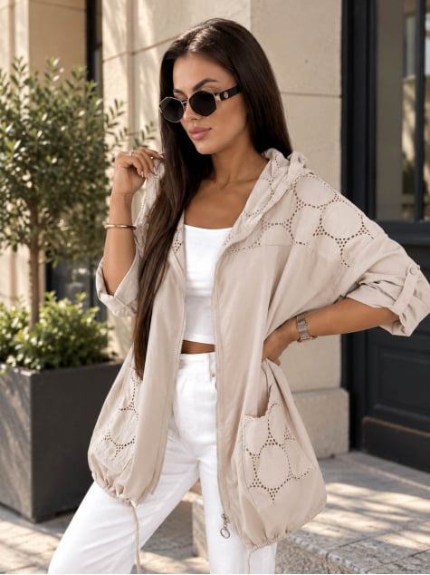 BLUZA JEMILA BEŻOWA