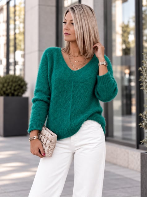 SWETER MARGARET ZIELONY