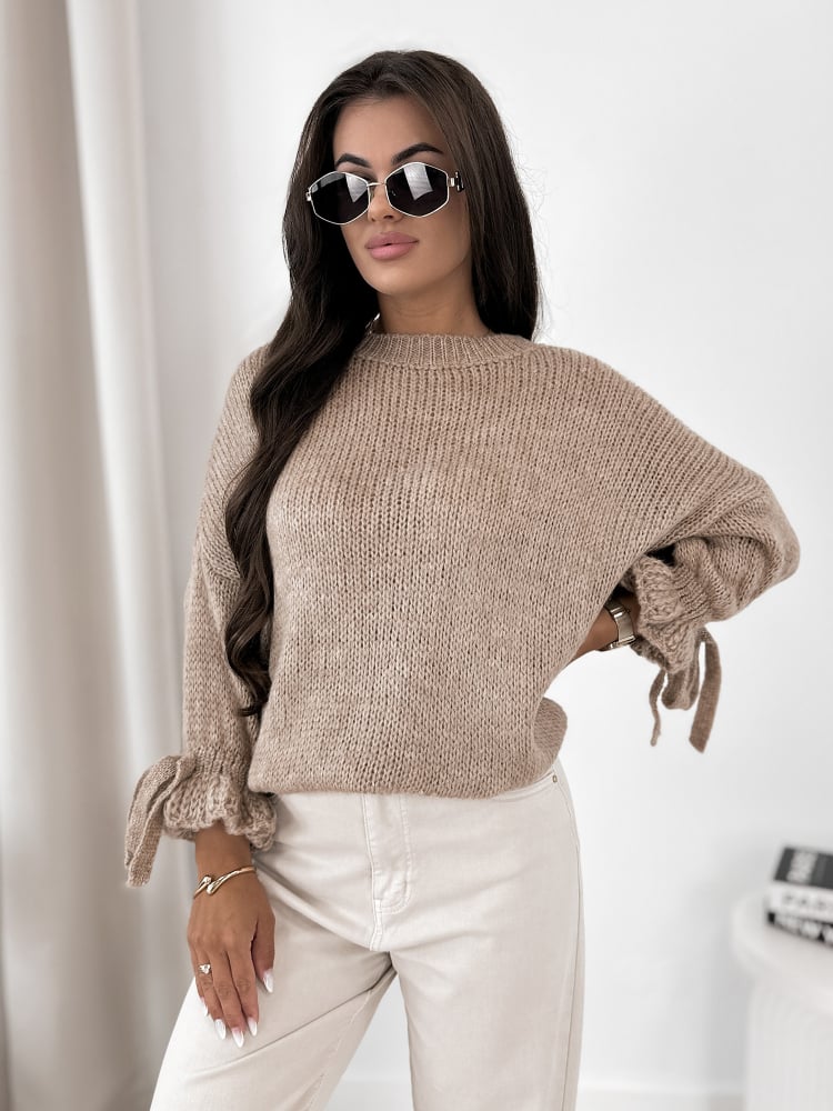 SWETER RONAN KARMELOWY