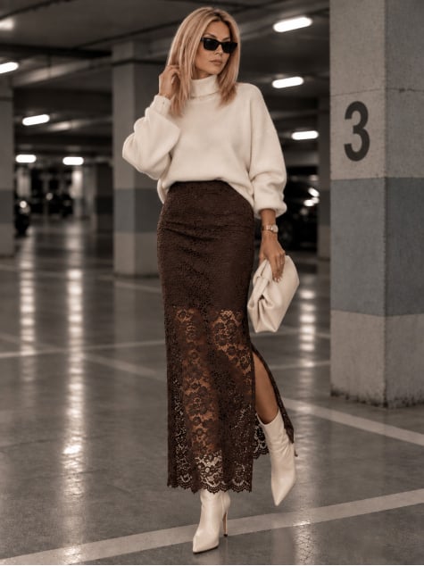 SPÓDNICA COSMERE BRĄZOWA