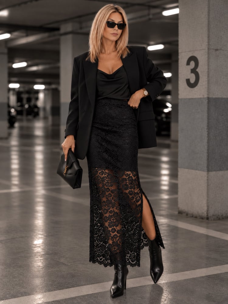 SPÓDNICA COSMERE CZARNA