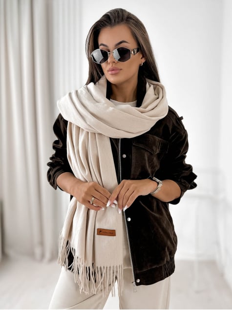 SZAL FILORY BEŻOWY