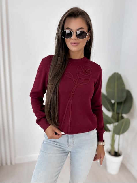 SWETER BRAVOS BORDOWY