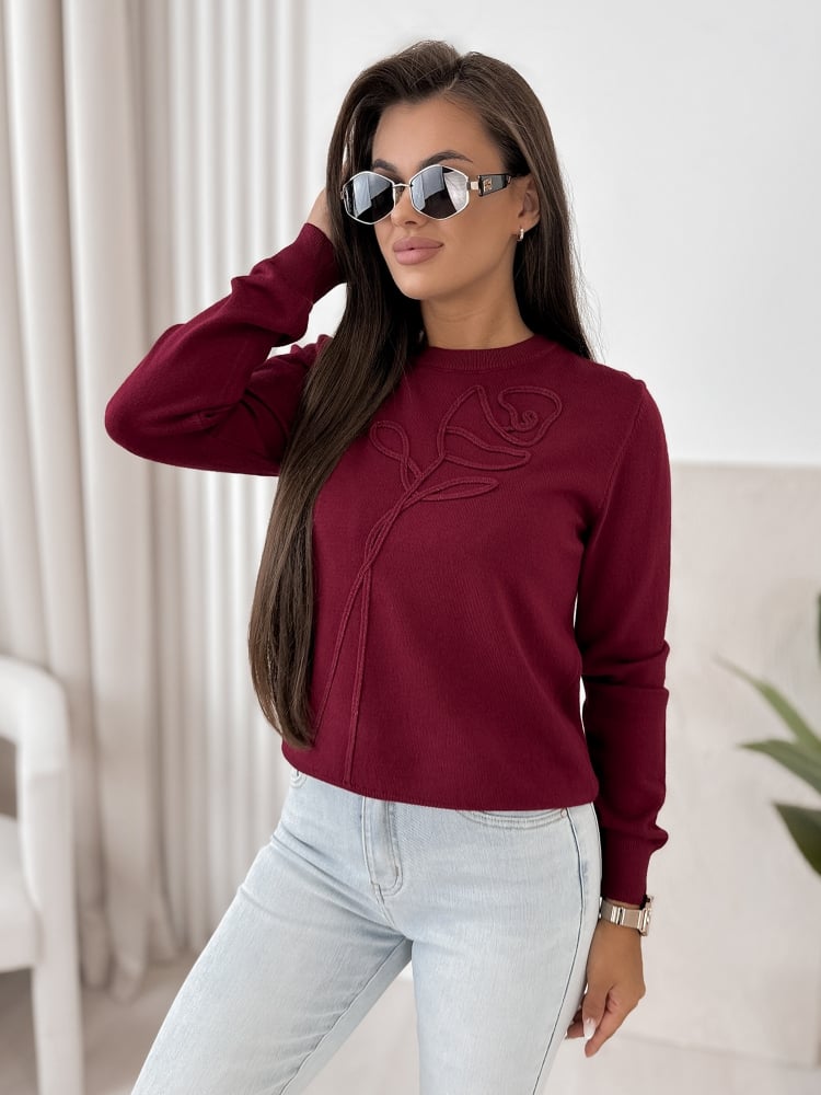 SWETER BRAVOS BORDOWY