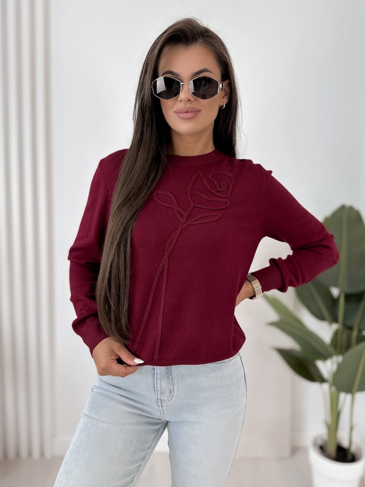 SWETER BRAVOS BORDOWY
