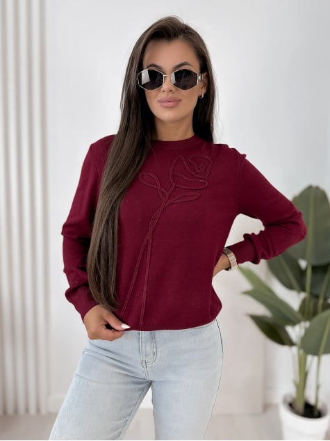 SWETER BRAVOS BORDOWY
