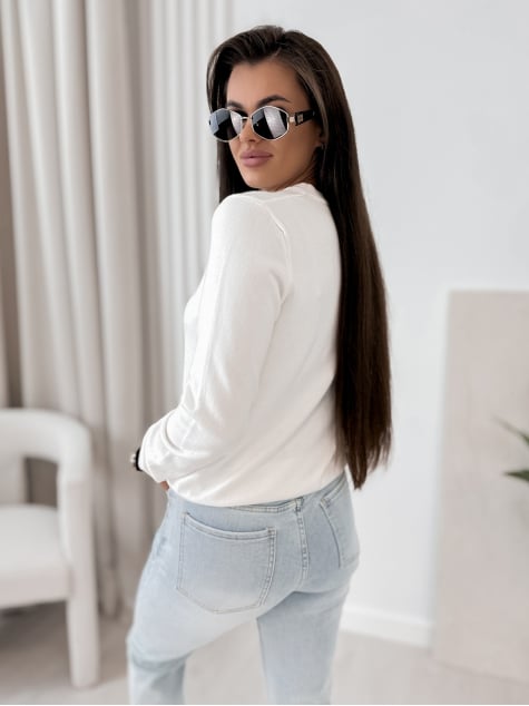 SWETER BRAVOS ECRU