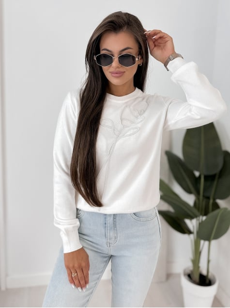SWETER BRAVOS ECRU