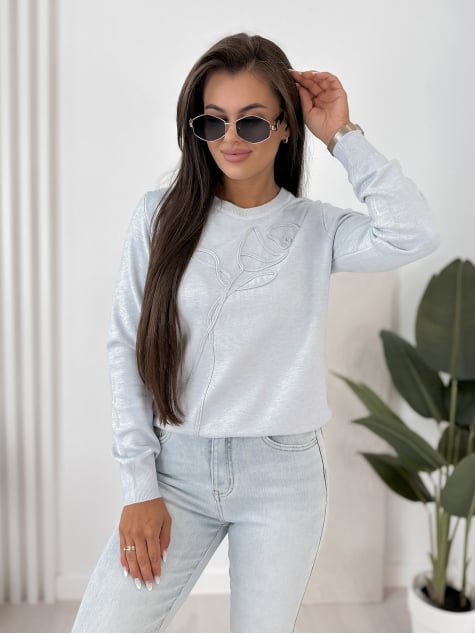 SWETER BRAVOS SZARY