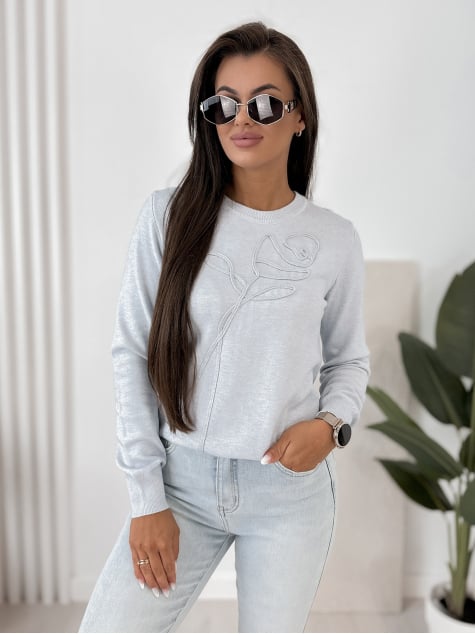SWETER BRAVOS SZARY