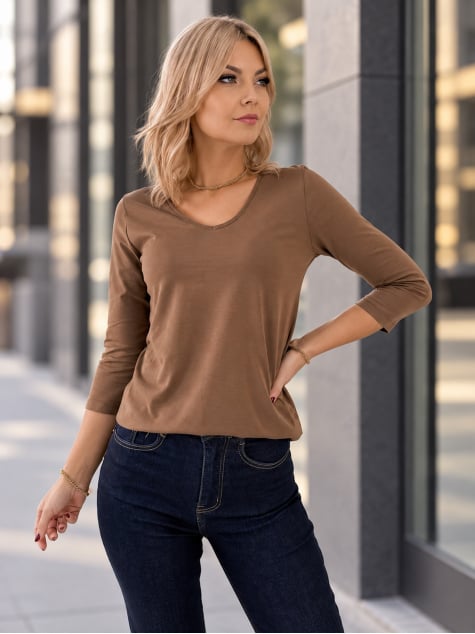 BLUZKA MICHELLE BRĄZOWA