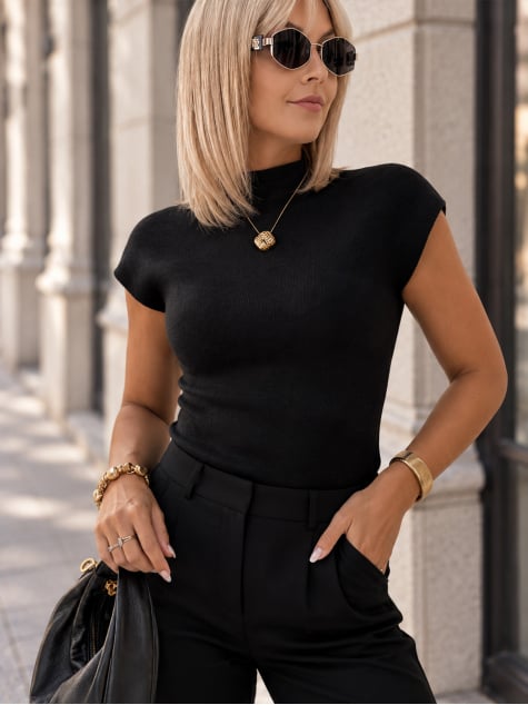 SWETER DARCY CZARNY