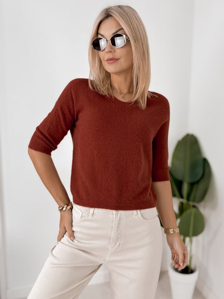 SWETER VERONA TERRACOTTA