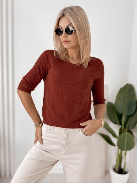 SWETER VERONA TERRACOTTA