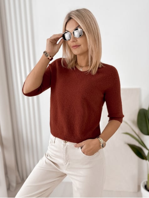 SWETER VERONA TERRACOTTA