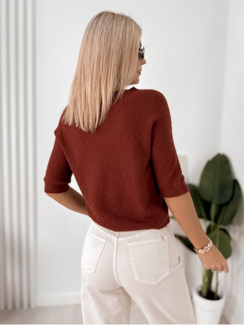 SWETER VERONA TERRACOTTA