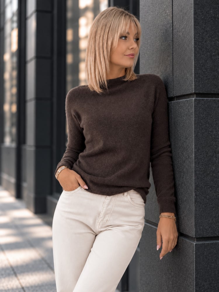SWETER HARTFIELD BRĄZOWY