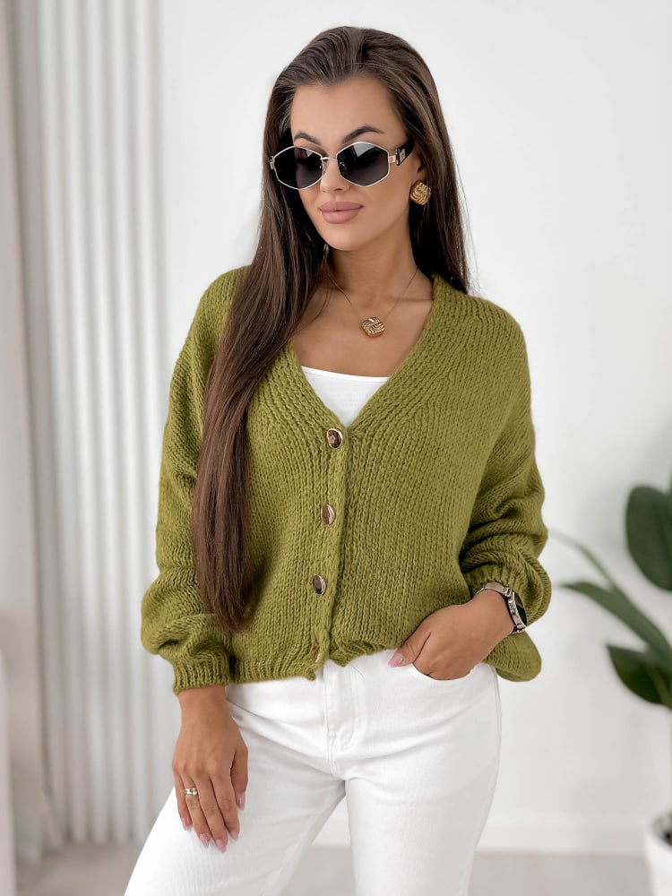 SWETER COSTANZA OLIWKOWY