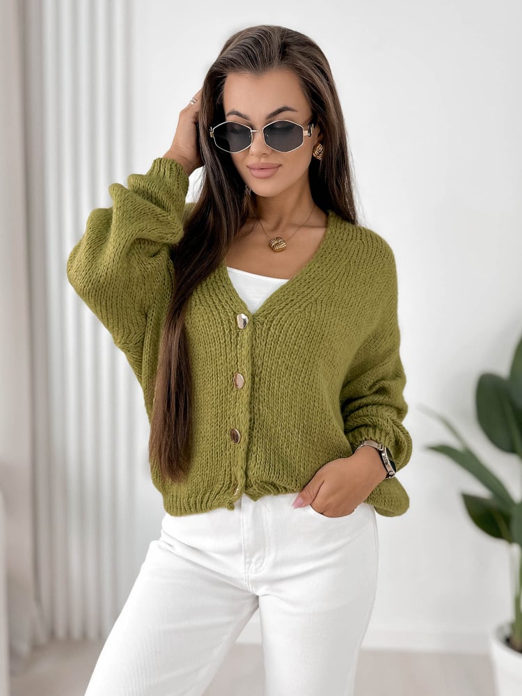 SWETER COSTANZA OLIWKOWY