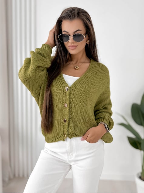 SWETER COSTANZA OLIWKOWY
