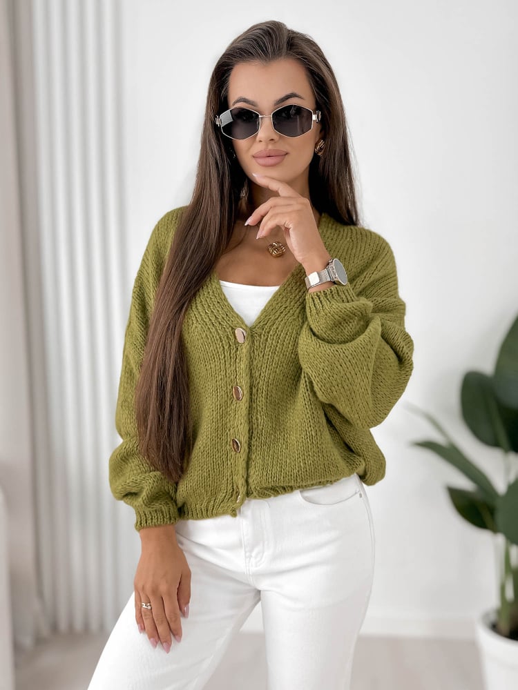 SWETER COSTANZA OLIWKOWY