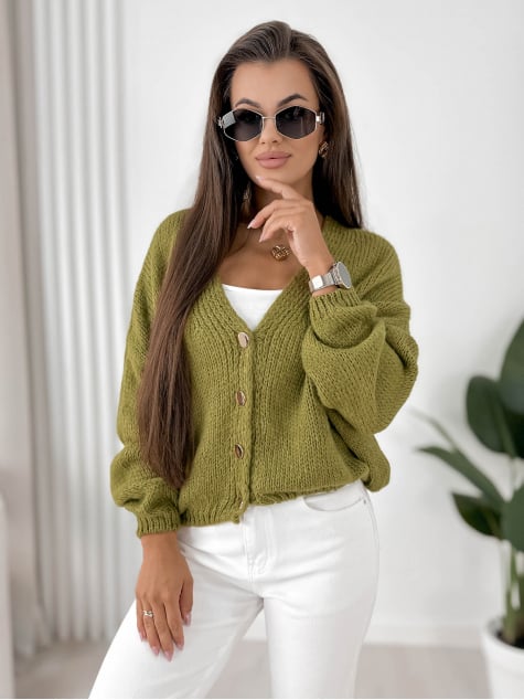 SWETER COSTANZA OLIWKOWY