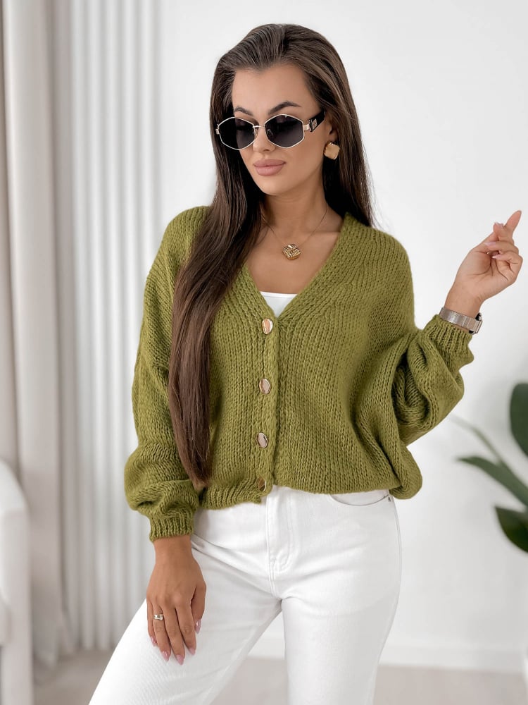 SWETER COSTANZA OLIWKOWY