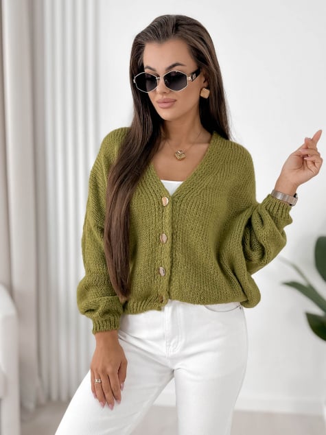 SWETER COSTANZA OLIWKOWY
